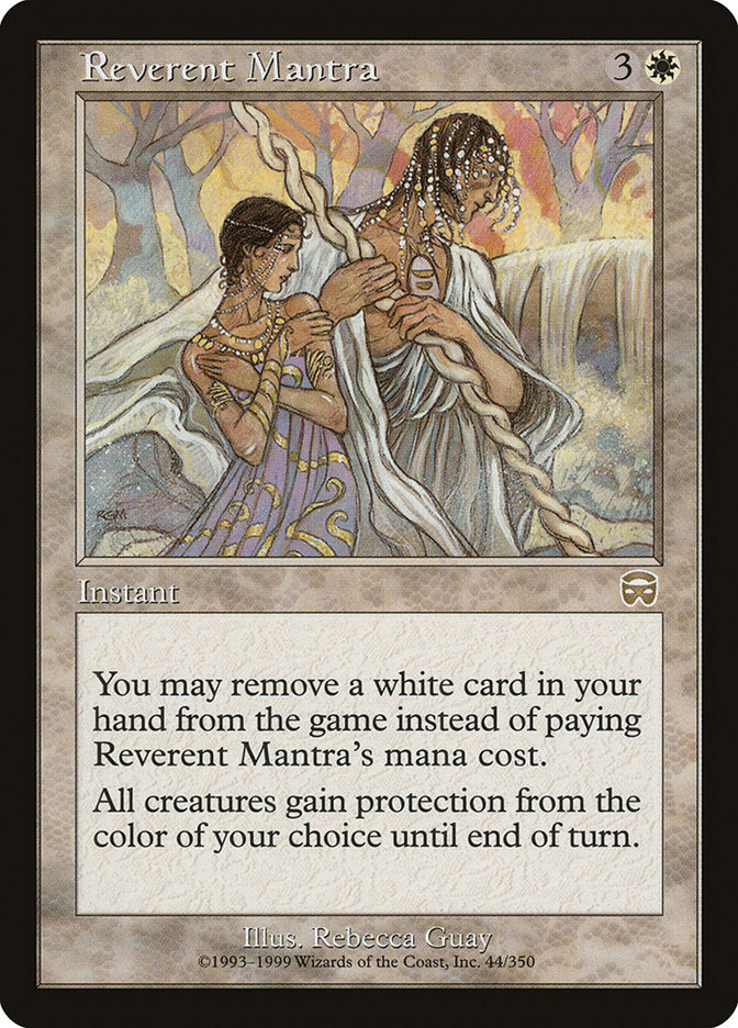 Reverent Mantra [Mercadian Masques] Magic: The Gathering