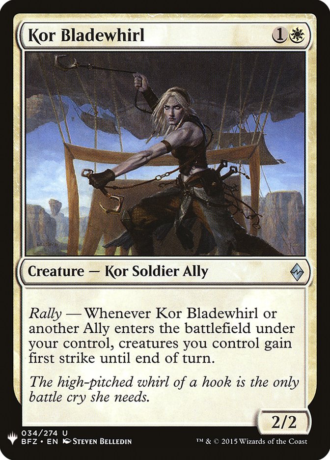 Kor Bladewhirl [Mystery Booster] Magic: The Gathering