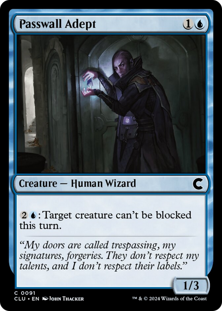 Passwall Adept [Ravnica: Clue Edition] Magic: The Gathering