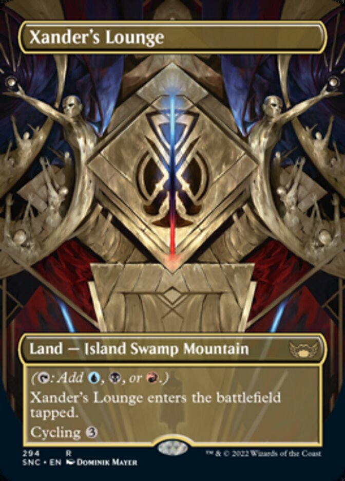 Xander's Lounge (Borderless Alternate Art) [Streets of New Capenna] Magic: The Gathering