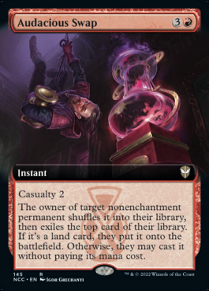 Audacious Swap (Extended Art) [Streets of New Capenna Commander] Magic: The Gathering
