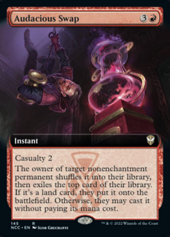Audacious Swap (Extended Art) [Streets of New Capenna Commander] Magic: The Gathering