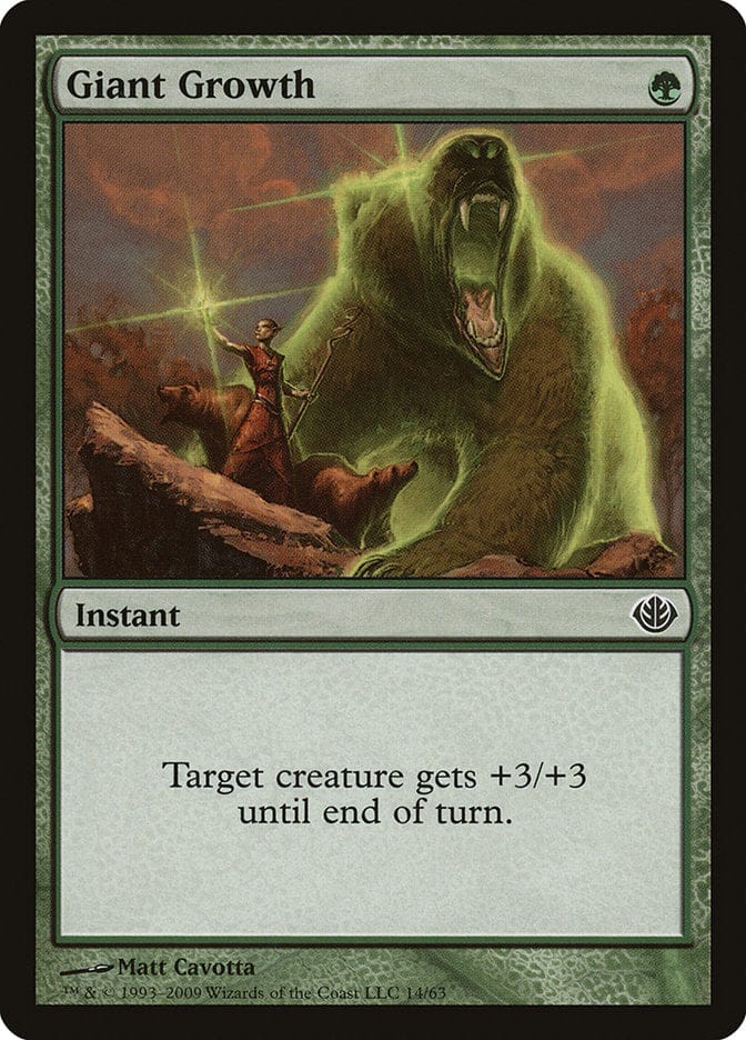 Giant Growth [Duel Decks: Garruk vs. Liliana] Magic: The Gathering