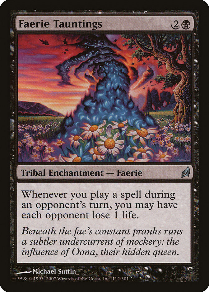 Faerie Tauntings [Lorwyn] Magic: The Gathering