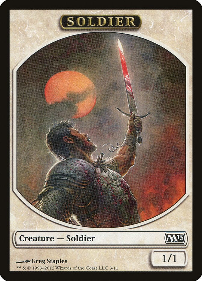 Soldier Token [Magic 2013 Tokens] Magic: The Gathering