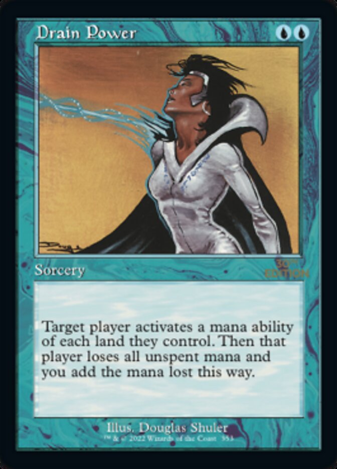 Drain Power (Retro) [30th Anniversary Edition] Magic: The Gathering