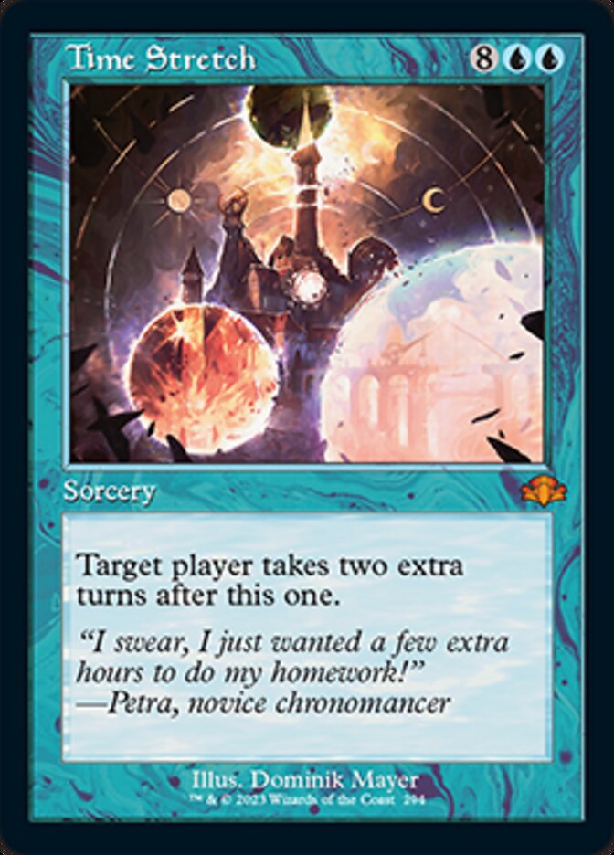 Time Stretch (Retro) [Dominaria Remastered] Magic: The Gathering