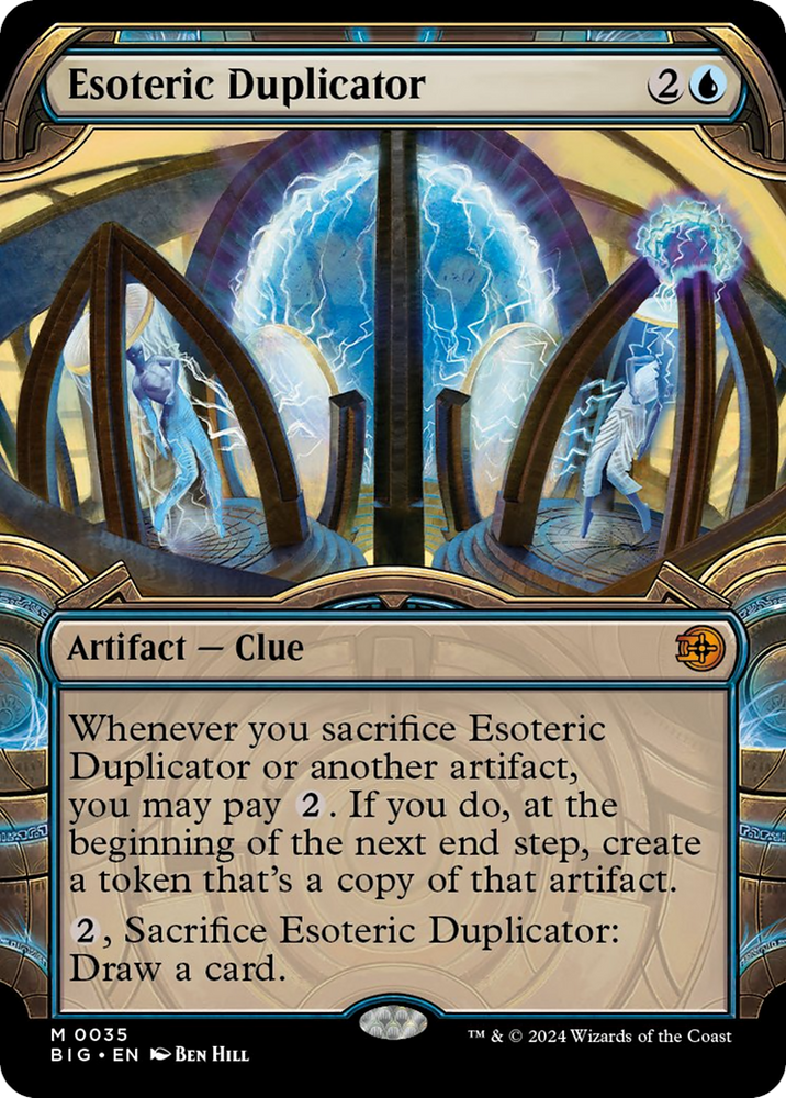 Esoteric Duplicator (Showcase) [Outlaws of Thunder Junction: The Big Score] Magic: The Gathering