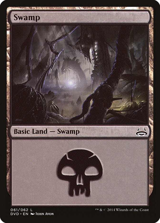 Swamp (61) (Divine vs. Demonic) [Duel Decks Anthology] Magic: The Gathering