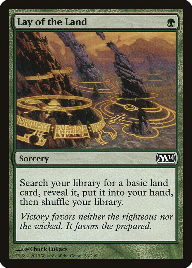 Lay of the Land [Magic 2014] Magic: The Gathering