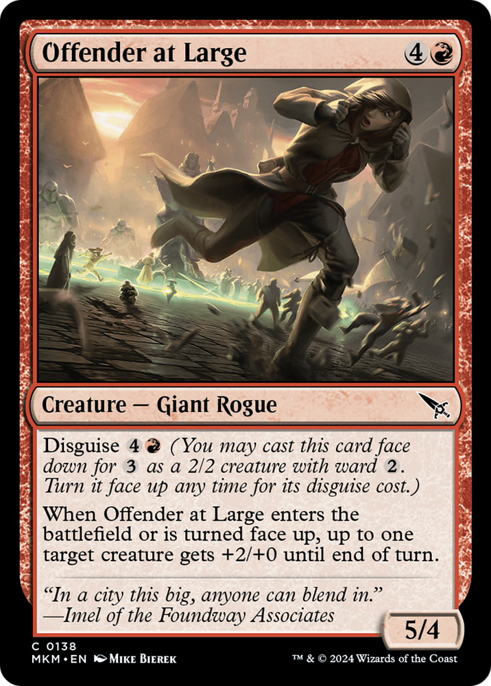 Offender at Large [Murders at Karlov Manor] Magic: The Gathering