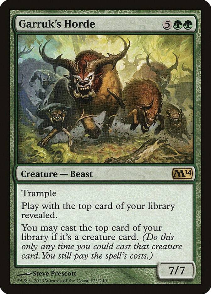 Garruk's Horde [Magic 2014] Magic: The Gathering