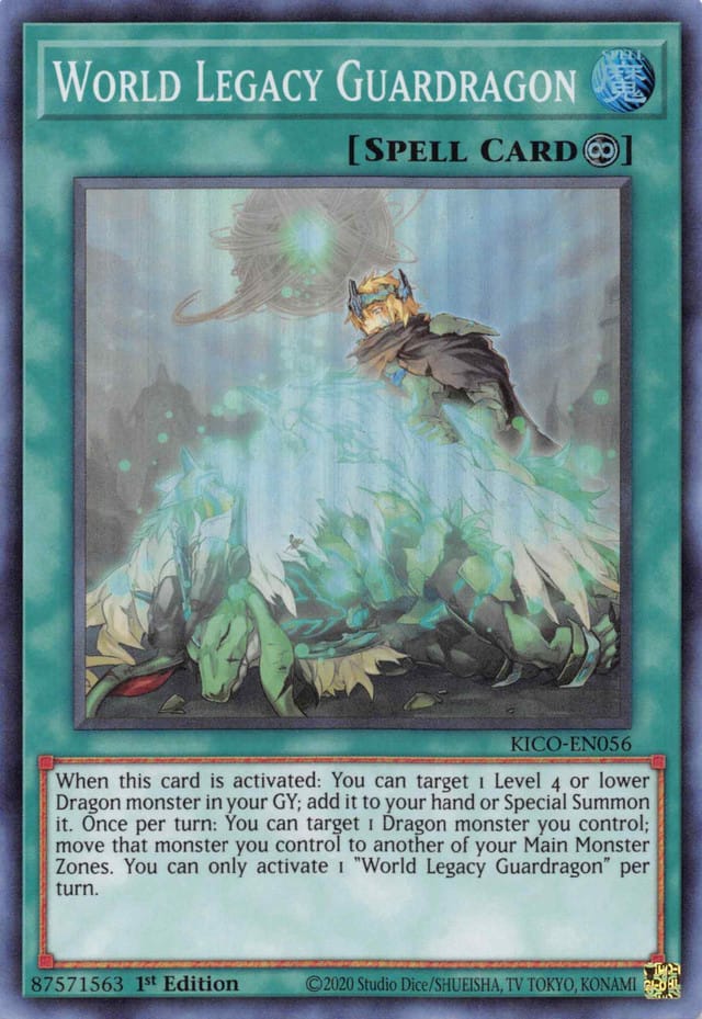 World Legacy Guardragon [KICO-EN056] Super Rare - Yugioh Cards For Your TCG Needs!