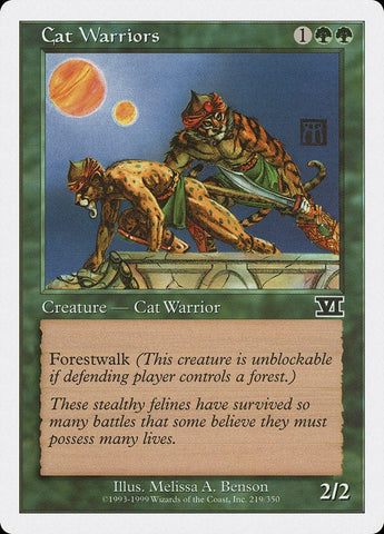 Cat Warriors [Classic Sixth Edition] Magic: The Gathering