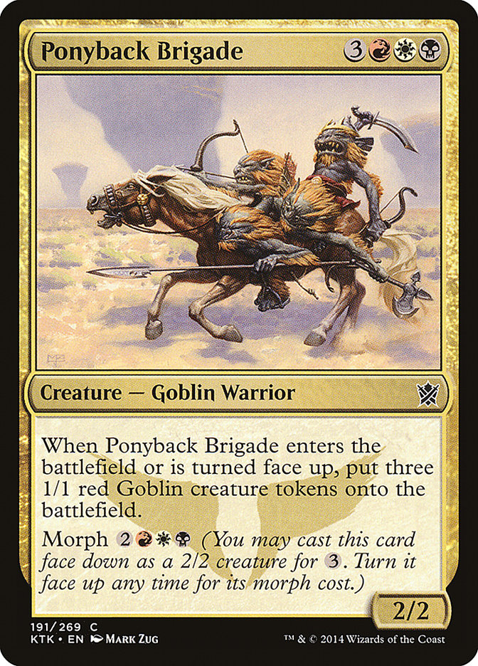 Ponyback Brigade [Khans of Tarkir] Magic: The Gathering