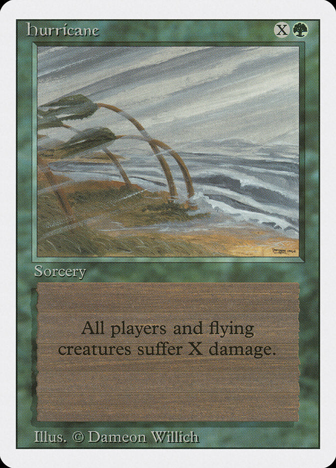Hurricane [Revised Edition] Magic: The Gathering