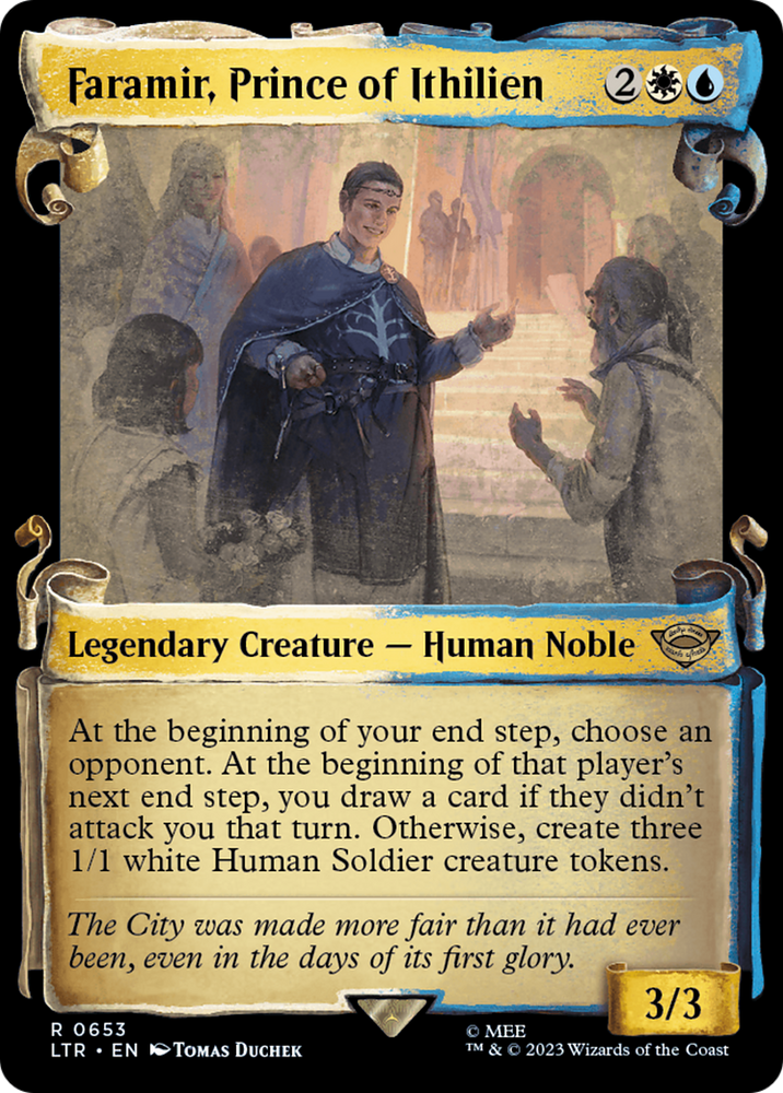 Faramir, Prince of Ithilien [The Lord of the Rings: Tales of Middle-Earth Showcase Scrolls] Magic: The Gathering