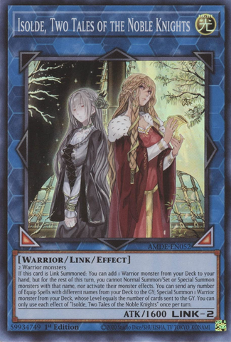 Isolde, Two Tales of the Noble Knights [AMDE-EN052] Super Rare - Yugioh Cards For Your TCG Needs!