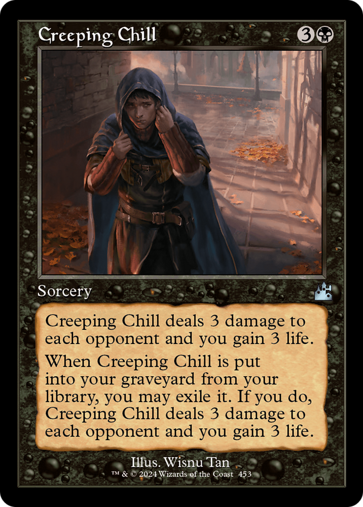 Creeping Chill (Retro Frame) [Ravnica Remastered] Magic: The Gathering