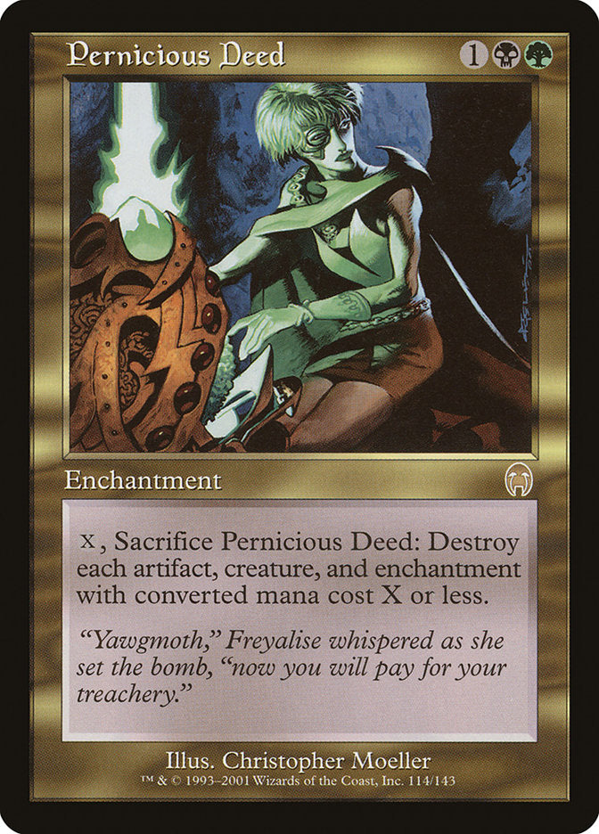 Pernicious Deed [Apocalypse] Magic: The Gathering