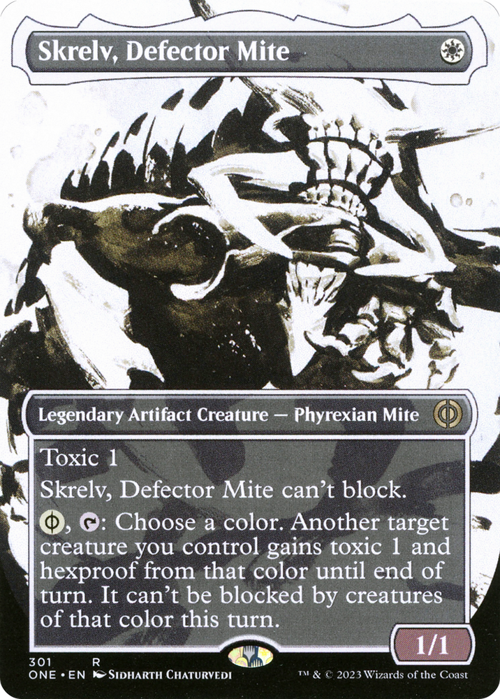 Skrelv, Defector Mite (Borderless Ichor) [Phyrexia: All Will Be One] Magic: The Gathering