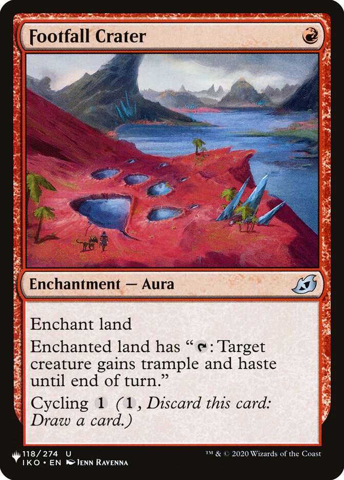 Footfall Crater [Secret Lair: Heads I Win, Tails You Lose] Magic: The Gathering