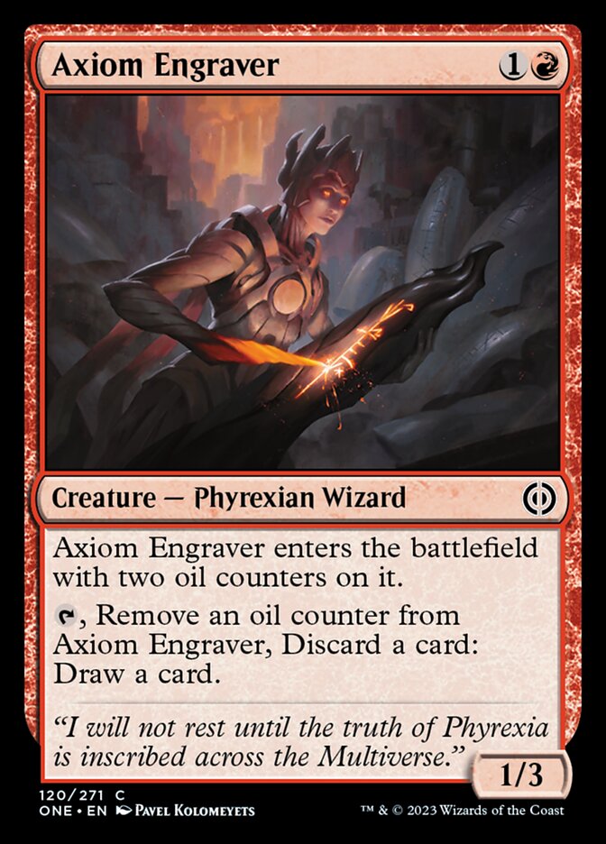 Axiom Engraver [Phyrexia: All Will Be One] Magic: The Gathering
