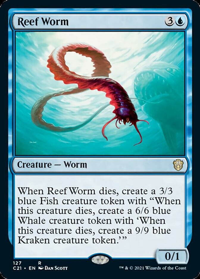 Reef Worm [Commander 2021] Magic: The Gathering