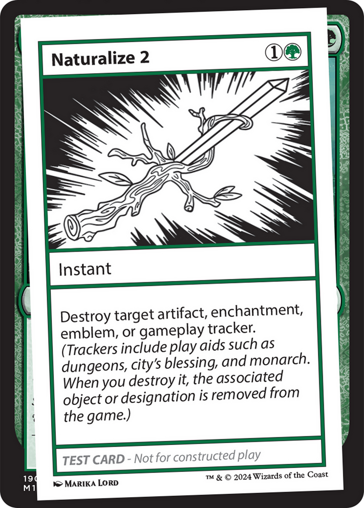 Naturalize 2 [Mystery Booster 2 Playtest Cards] Magic: The Gathering