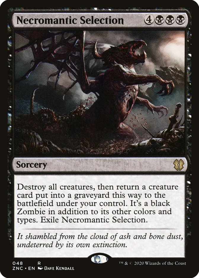 Necromantic Selection [Zendikar Rising Commander] Magic: The Gathering