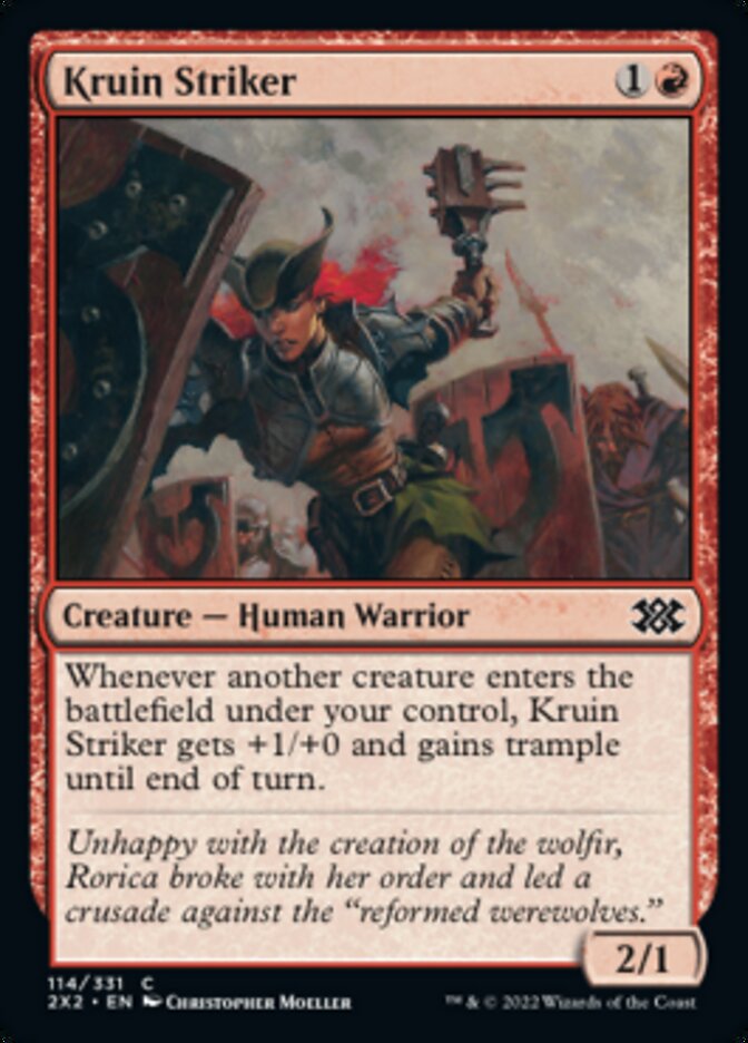 Kruin Striker [Double Masters 2022] Magic: The Gathering