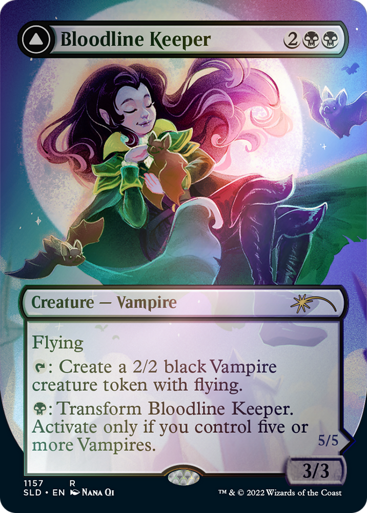 Bloodline Keeper // Lord of Lineage (Borderless) [Secret Lair: From Cute to Brute] Magic: The Gathering