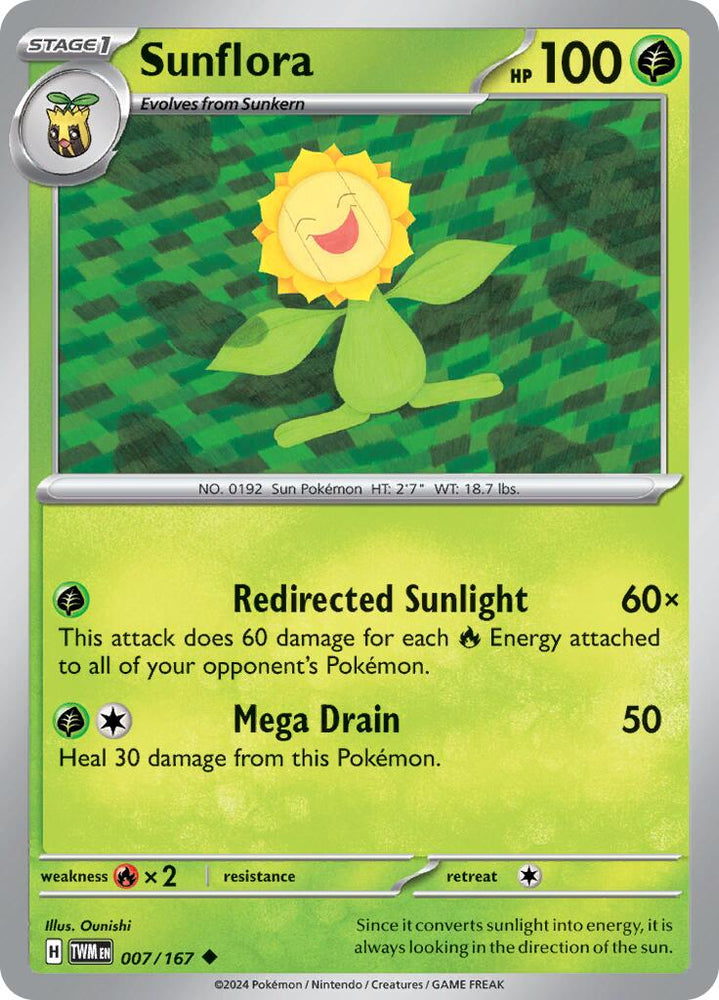 Sunflora (007/167) [Scarlet & Violet: Twilight Masquerade] Pokémon