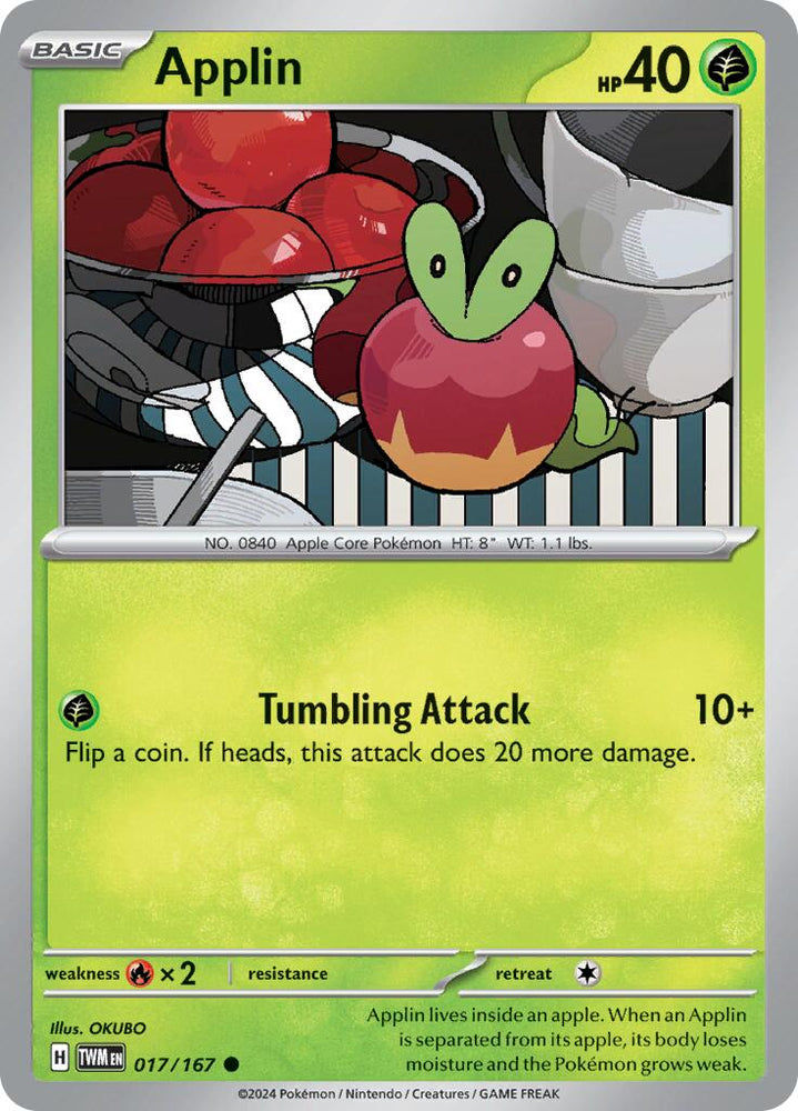 Applin (017/167) [Scarlet & Violet: Twilight Masquerade] Pokémon