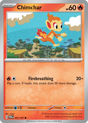 Chimchar (031/167) [Scarlet & Violet: Twilight Masquerade] Pokémon