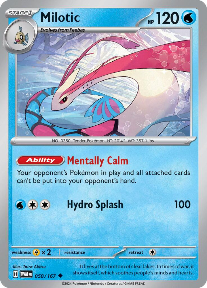 Milotic (050/167) [Scarlet & Violet: Twilight Masquerade] Pokémon