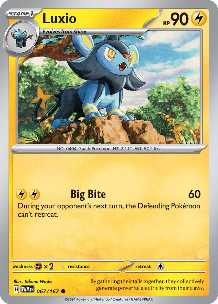 Luxio (067/167) [Scarlet & Violet: Twilight Masquerade] Pokémon