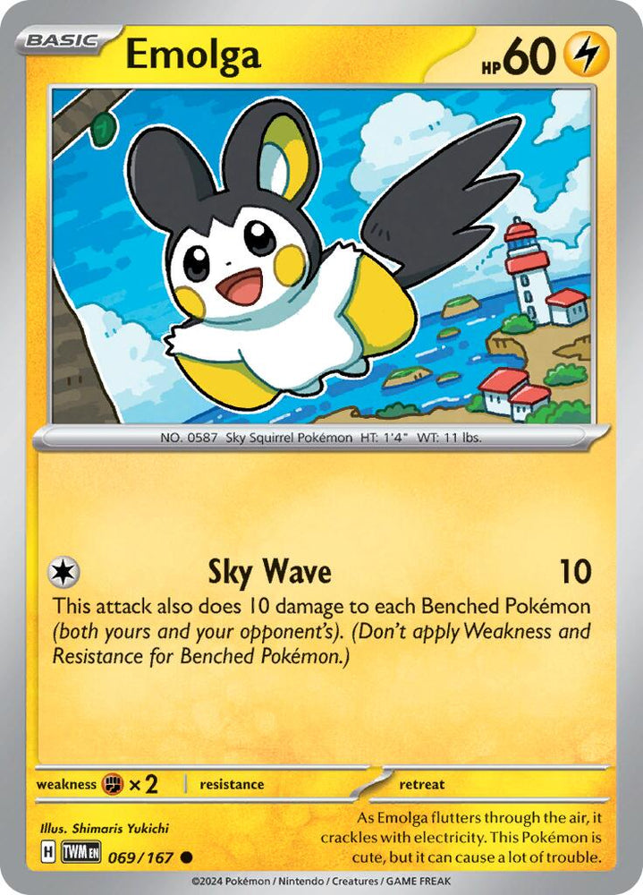Emolga (069/167) [Scarlet & Violet: Twilight Masquerade] Pokémon