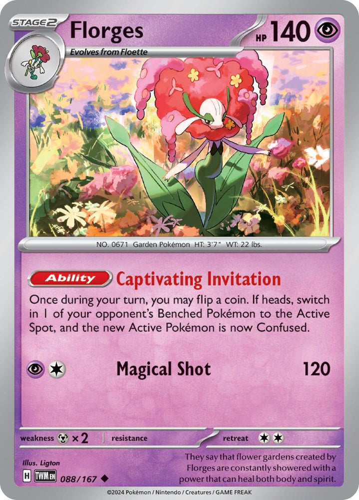 Florges (088/167) [Scarlet & Violet: Twilight Masquerade] Pokémon