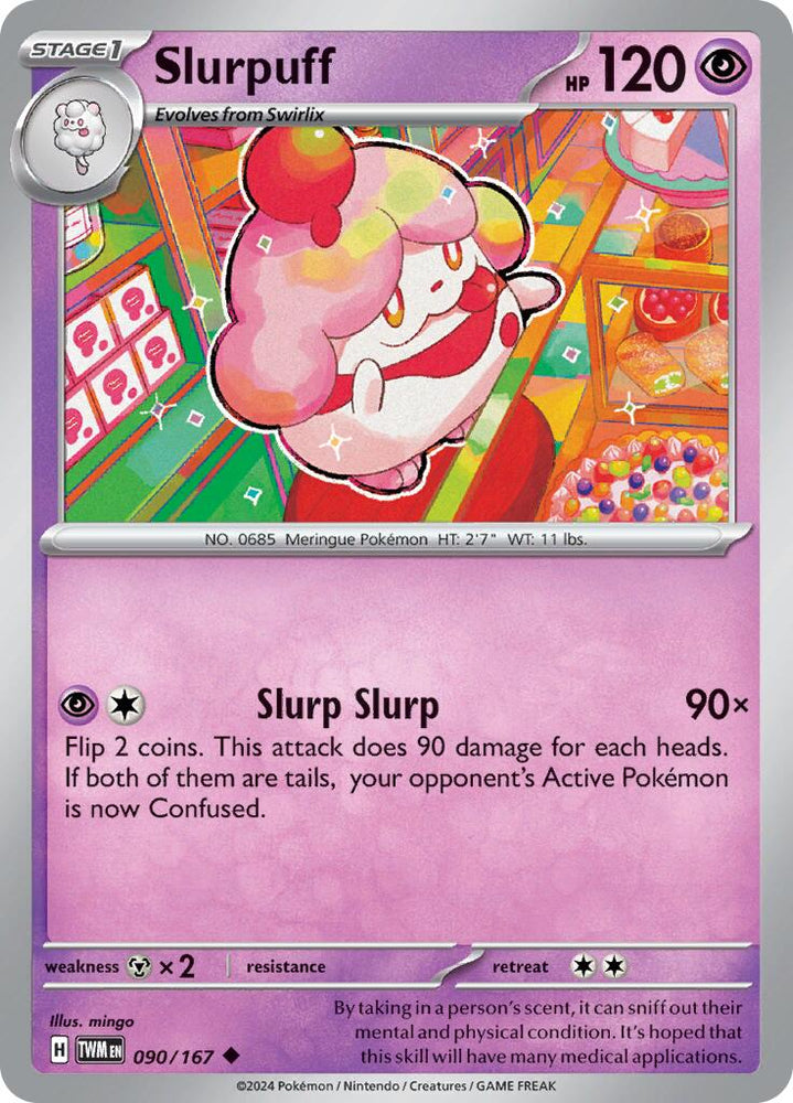 Slurpuff (090/167) [Scarlet & Violet: Twilight Masquerade] Pokémon