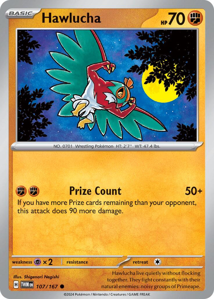 Hawlucha (107/167) [Scarlet & Violet: Twilight Masquerade] Pokémon