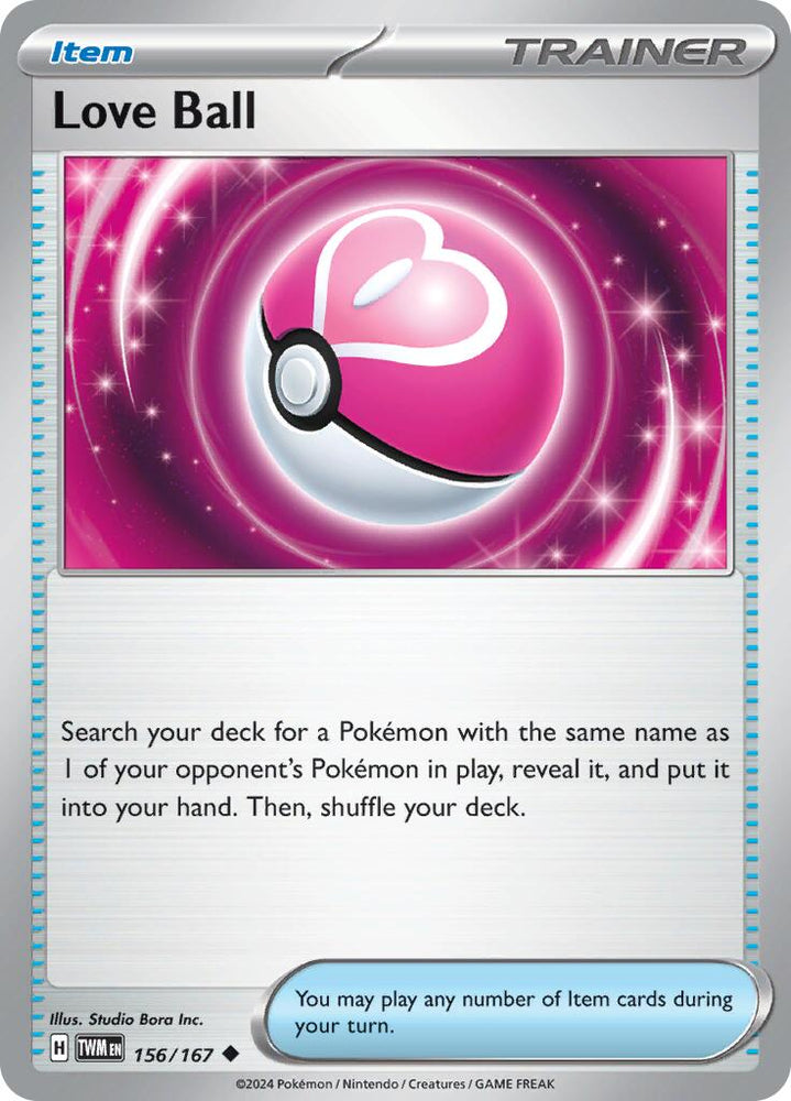 Love Ball (156/167) [Scarlet & Violet: Twilight Masquerade] Pokémon