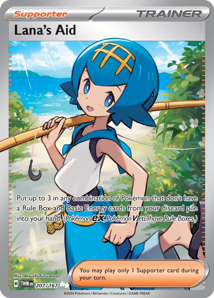 Lana's Aid (207/167) [Scarlet & Violet: Twilight Masquerade] Pokémon