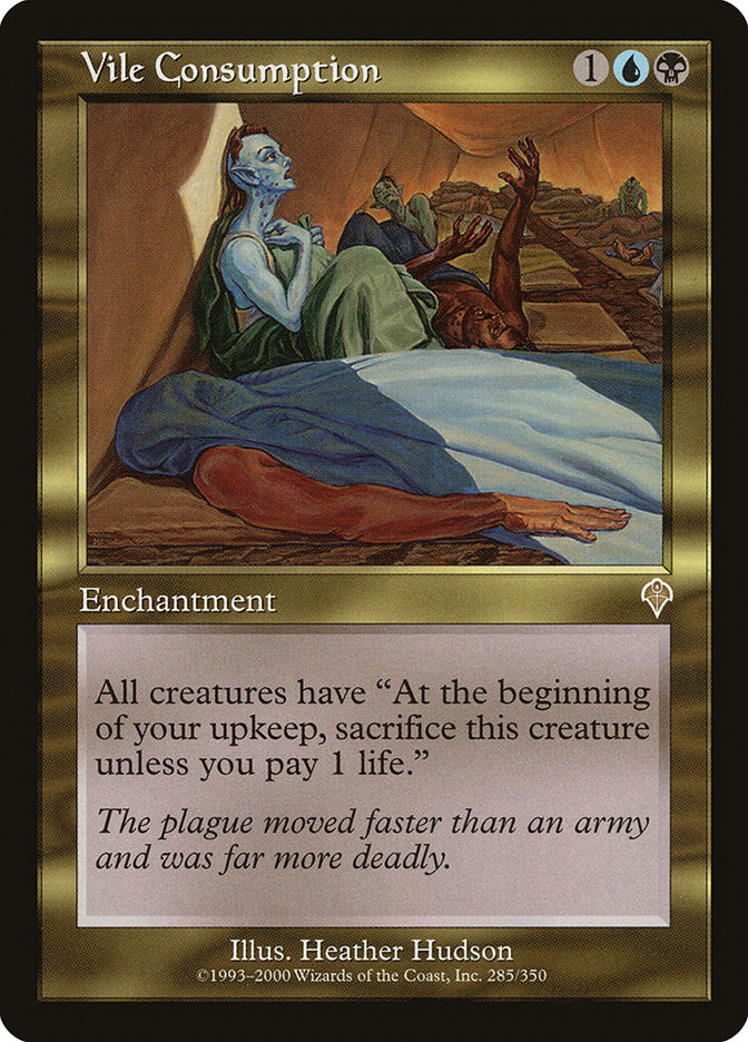 Vile Consumption [Invasion] Magic: The Gathering