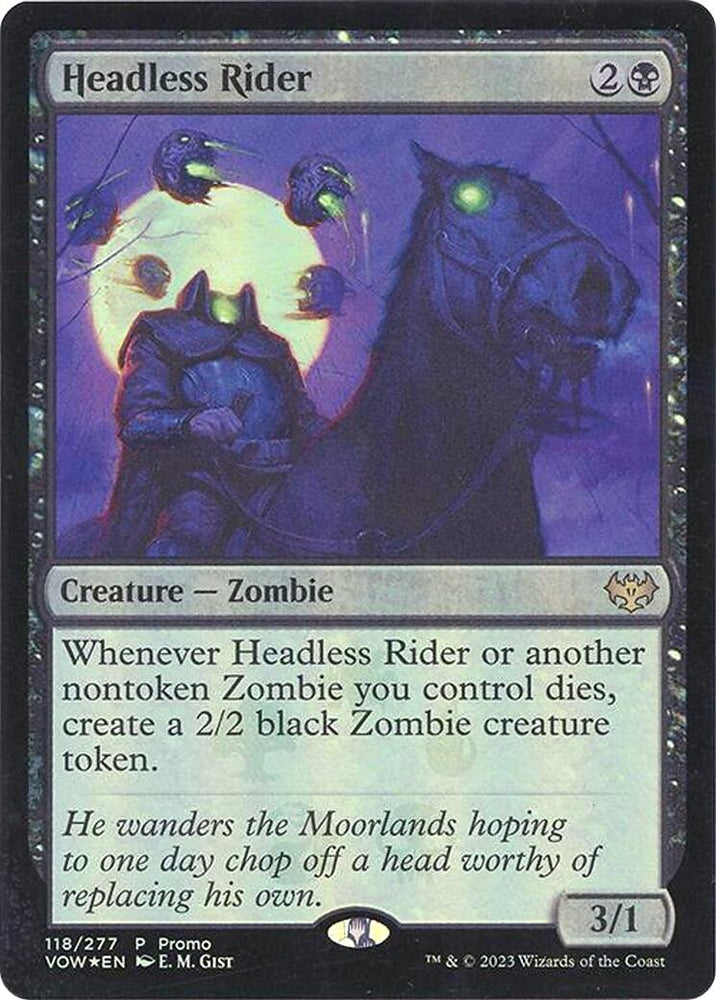 Headless Rider [Media Promos] Magic: The Gathering