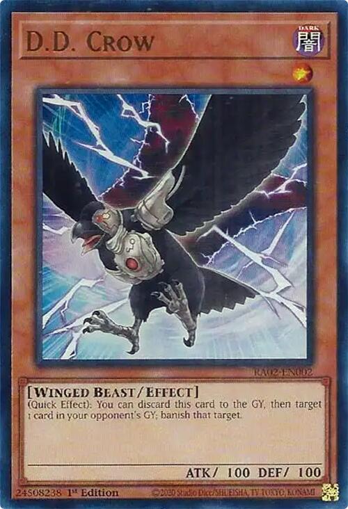 D.D. Crow [RA02-EN002] Ultra Rare - Yugioh Cards For Your TCG Needs!