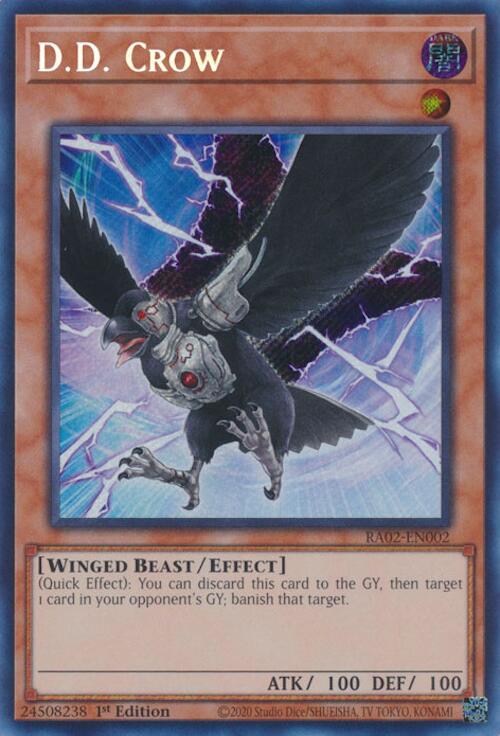 D.D. Crow (Secret Rare) [RA02-EN002] Secret Rare - Yugioh Cards For Your TCG Needs!