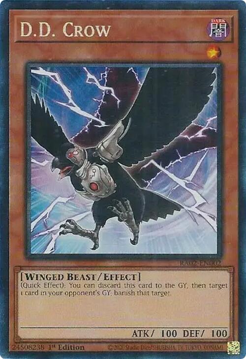 D.D. Crow (PCR) [RA02-EN002] Prismatic Collector's Rare - Yugioh Cards For Your TCG Needs!