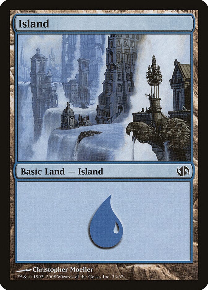 Island (33) [Duel Decks: Jace vs. Chandra] Magic: The Gathering