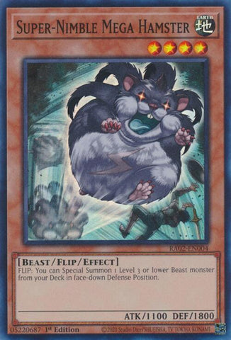 Super-Nimble Mega Hamster [RA02-EN004] Super Rare - Yugioh Cards For Your TCG Needs!
